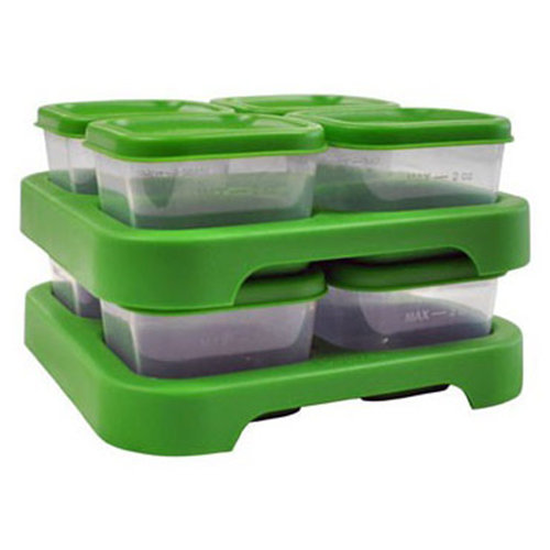 Green Sprouts Baby Food Storage Cubes - Polypropylene, 8 Pack, Green Sprouts