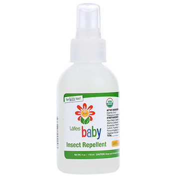 Lafes Organic Baby Insect Repellent, 4 oz, Natural BodyCare