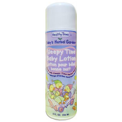 Healthy Times Baby's Herbal Garden Baby Lotion, Sleepy Time, 8 oz, Healthy Times