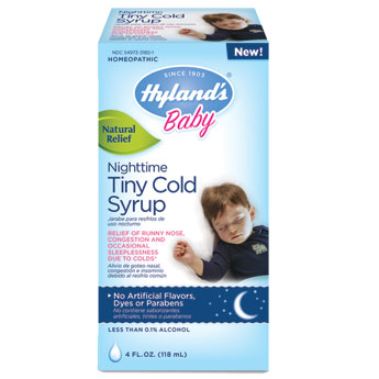 Baby Nighttime Tiny Cold Syrup, 4 oz, Hylands