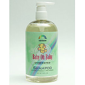 Rainbow Research Baby Oh Baby Organic Herbal Baby Shampoo, Unscented, 16 oz, Rainbow Research