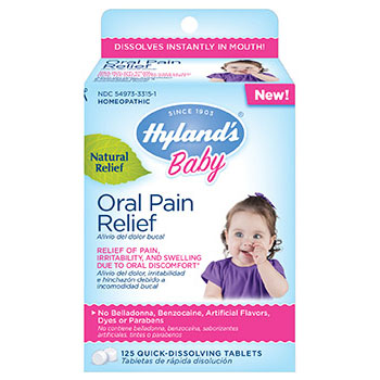 Baby Oral Pain Relief, 125 Tablets, Hylands