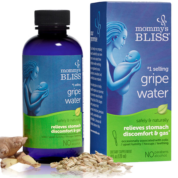 Gripe Water Original Flavor, All Natural, 4 oz, Mommys Bliss