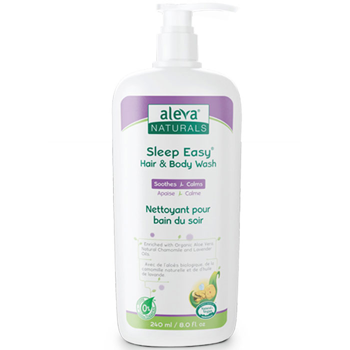 Baby Sleep Easy Hair & Body Wash, 8 oz, Aleva Naturals