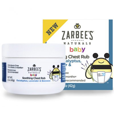 Baby Soothing Chest Rub, 1.5 oz, Zarbees Naturals