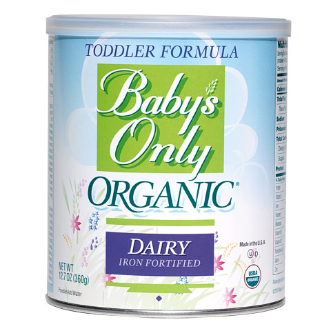 Nature's One Baby's Only Organic Toddler Formula, Organic Dairy Formula, 12.7 oz x 3 Cans, Nature's One