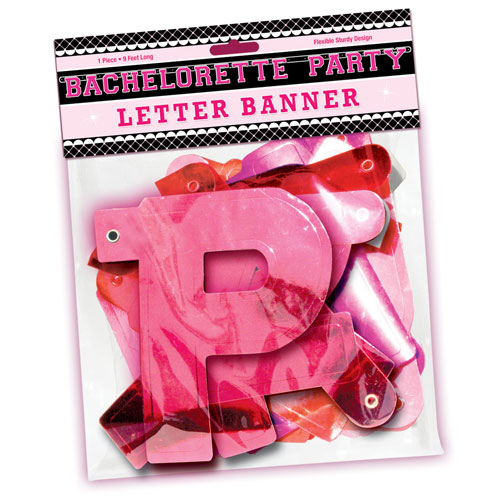 Bachelorette Party Letter Banner, Hott Products