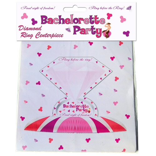 Hott Products Bachelorette Party Diamond Ring Center Piece, Hott Products