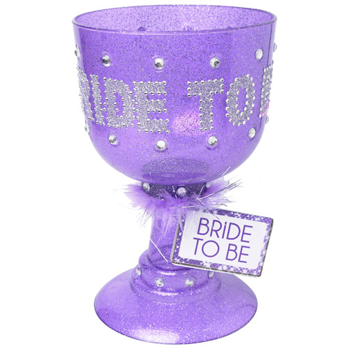 Bachelorette Party Favors Bride To Be Pimp Cup, Purple, Pipedream Products