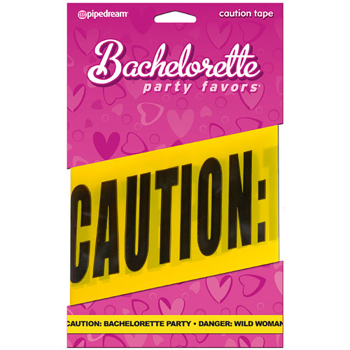 Bachelorette Party Favors Caution Tape, Pipedream Products