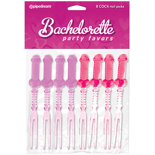 Bachelorette Party Favors Cock-tail Picks, 8 pc, Pipedream Products