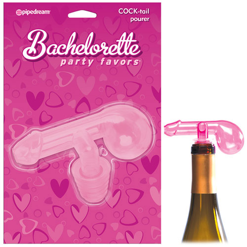 Bachelorette Party Favors Cock-tail Pourer, Pink, Pipedream Products