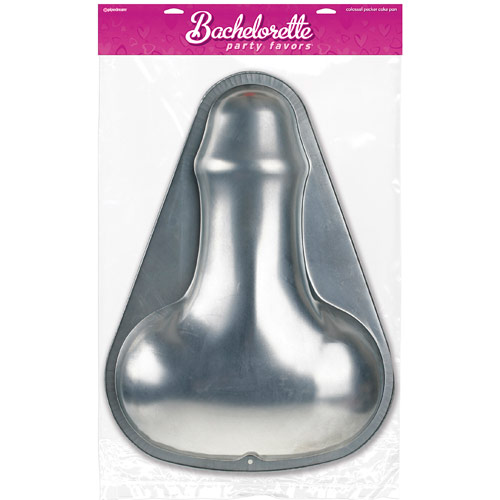 Bachelorette Party Favors Colossal Pecker Cake Pan, Pipedream Products