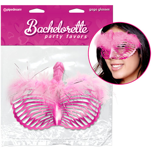 Pipedream Products Bachelorette Party Favors Gaga Glasses, Pink, Pipedream Products