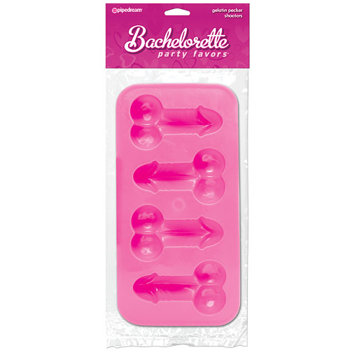 Bachelorette Party Favors Gelatin Pecker Shooters, Sexy Ice Tray, Pipedream Products