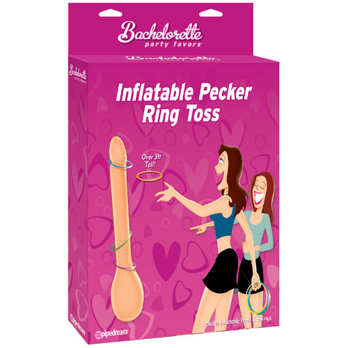 Bachelorette Party Favors Inflatable Dicky Ring Toss Game, Pipedream Products