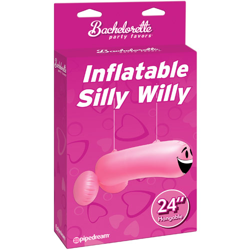 Bachelorette Party Favors Inflatable Silly Willy, Pink, Pipedream Products