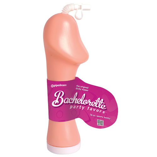 Pipedream Products Bachelorette Party Favors The Original Dicky Sipper, Sports Bottle, Flesh, 16 oz, Pipedream Products