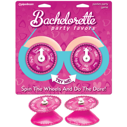 Bachelorette Party Favors Pasties Party Spinners Game, Pipedream Products