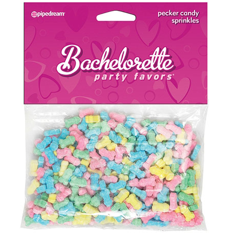 Bachelorette Party Favors Pecker Candy Sprinkles, Pipedream Products