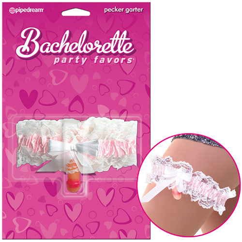 Bachelorette Party Favors Pecker Garter, Pipedream Products
