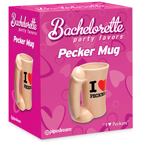 Bachelorette Party Favors Pecker Mug, Pipedream Products