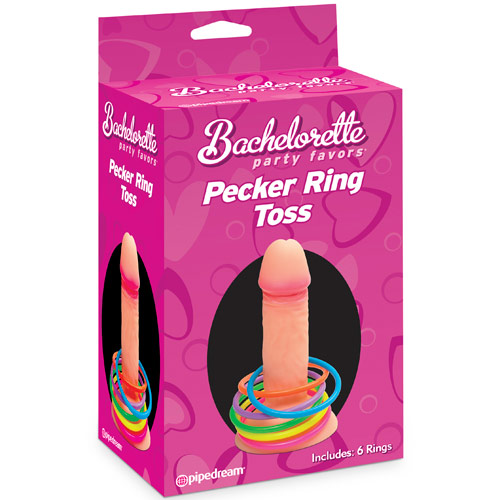 Bachelorette Party Favors Pecker Ring Toss Game, Pipedream Products