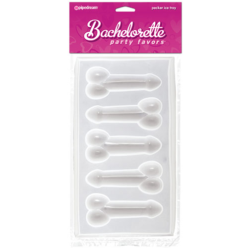 Bachelorette Party Favors Sexy Ice Tray Dicky, 5 Cubes, Pipedream Products