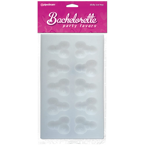 Bachelorette Party Favors Sexy Ice Tray Mini Dicky, 10 Cubes, Pipedream Products
