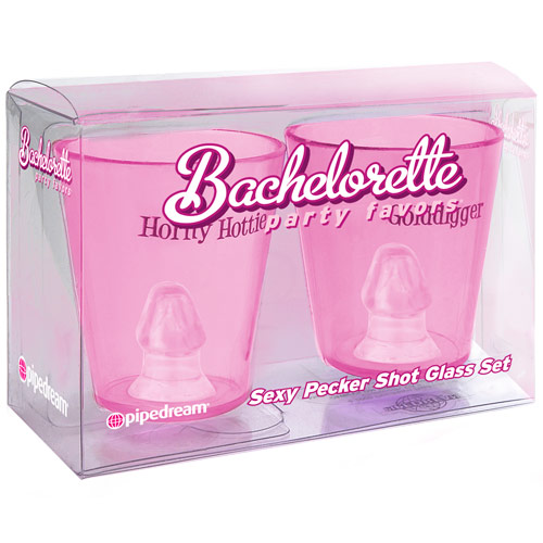 Pipedream Products Bachelorette Party Favors Sexy Pecker Shot Glass Set, Pipedream Products
