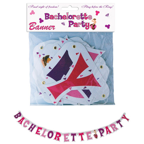 Hott Products Bachelorette Party Letter Banner, Hott Products