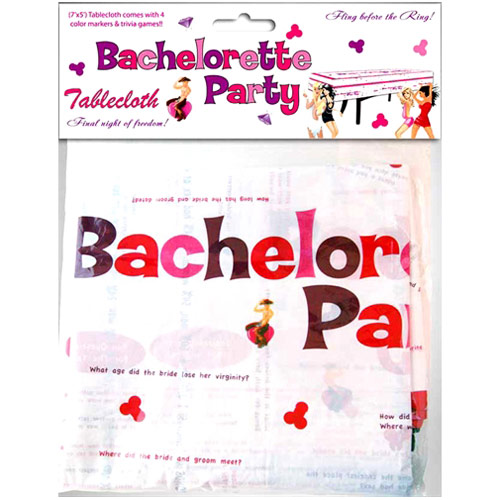 Bachelorette Party Tablecloth, Hott Products