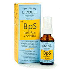 Liddell Laboratories Liddell Back Pain + Sciatica Homeopathic Spray, 1 oz