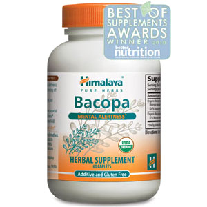 Bacopa, Mental Alertness, 30 Caplets, Himalaya Herbal Healthcare