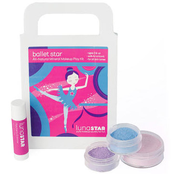 Luna Star Ballet Star All Natural Mineral Makeup Play Kit for Kids, Luna Organics