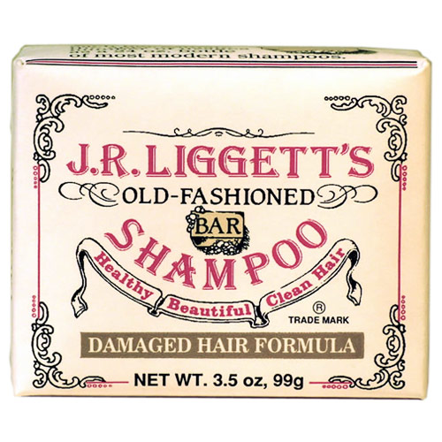 Old-Fashioned Bar Shampoo, Damaged Hair Formula, 3.5 oz, J.R. Liggetts
