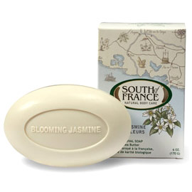 French Milled Vegetable Bar Soap, Blooming Jasmine, 6 oz, South of France