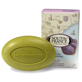 French Milled Vegetable Bar Soap, Lavender Fields, 6 oz, South of France