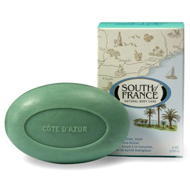 French Milled Vegetable Bar Soap, Cote DAzur, 6 oz, South of France