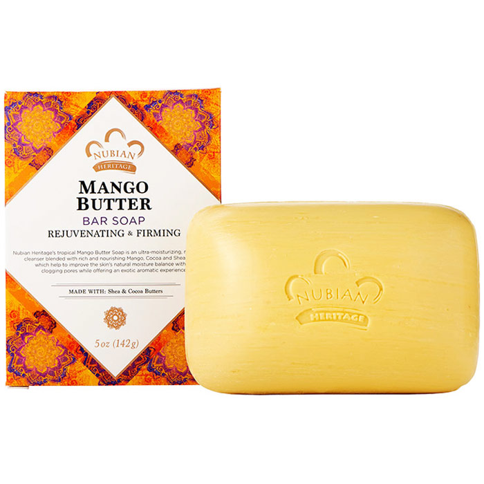 Mango Butter Bar Soap, 5 oz, Nubian Heritage
