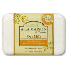 Solid Bar Soap, Oat Milk, 8.8 oz, A La Maison