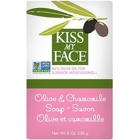Bar Soap, Olive Oil & Chamomile, 8 oz, Kiss My Face