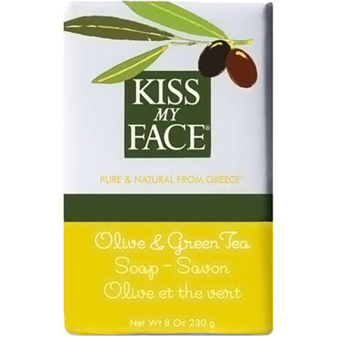 Bar Soap, Olive Oil & Green Tea, 8 oz, Kiss My Face