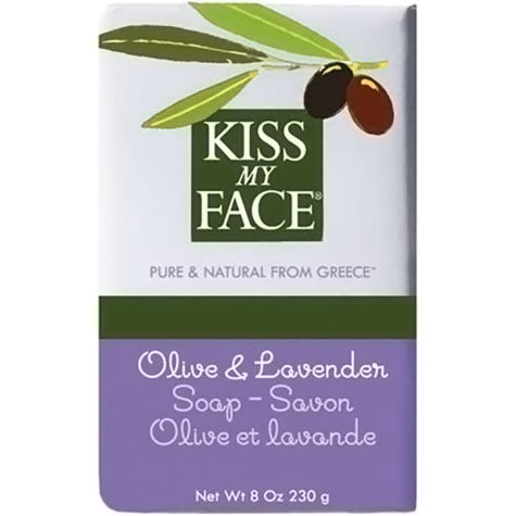 Bar Soap, Olive Oil & Lavender, 8 oz, Kiss My Face