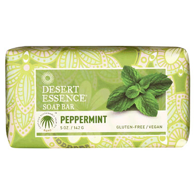 Bar Soap Peppermint, 5 oz, Desert Essence