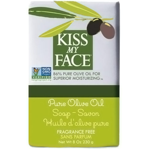 Bar Soap, Pure Olive Oil, 8 oz, Kiss My Face