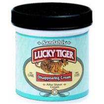 Barber Shop Classics Disappearing Menthol Cream, After Shave Cream, 12 oz, Lucky Tiger