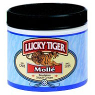 Barber Shop Classics Molle Brushless Shave Cream, 12 oz, Lucky Tiger
