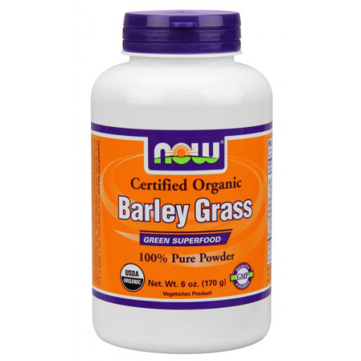 Barley Grass Powder, Organic Barleygrass Powder 6 oz, NOW Foods