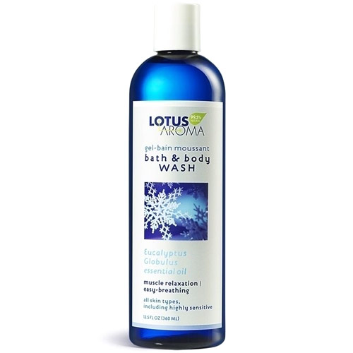 Lotus Aroma Bath & Body Wash, Eucalyptus Globulus Essential Oils, 12.5 oz, Lotus Aroma